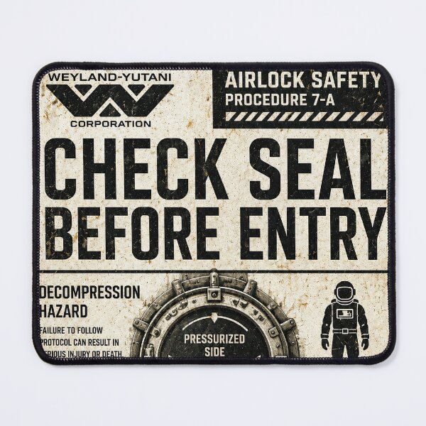 Item preview, Check Seal Before Entry designed and sold by PlanetBPop.