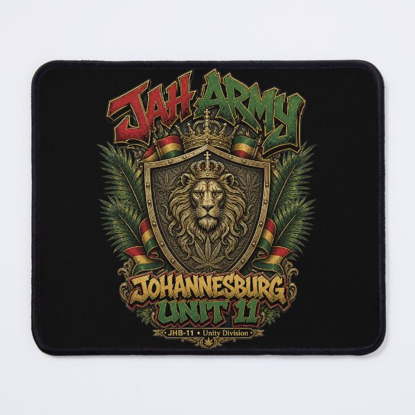 Item preview, JAH ARMY JOHANNESBURG Unit 11 designed and sold by SavvyEarth.