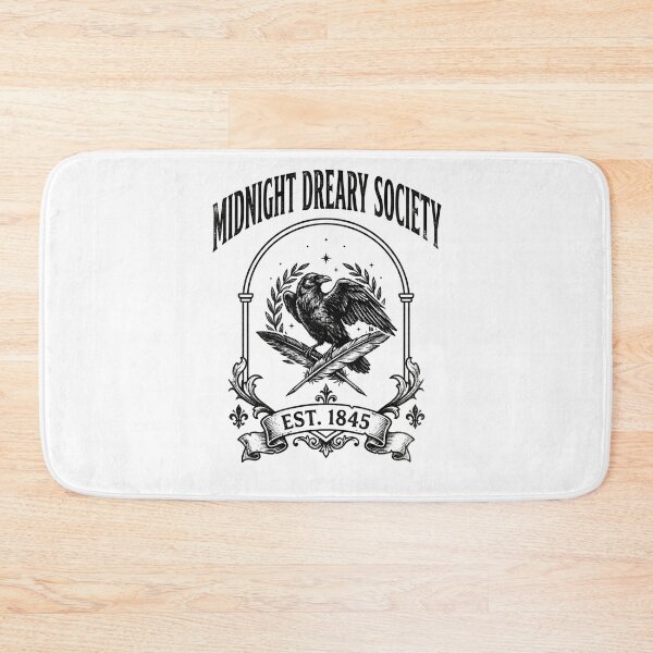 Item preview, Midnight Dreary Society Est 1845 Raven Gothic Literary Design designed and sold by Fenay Designs.