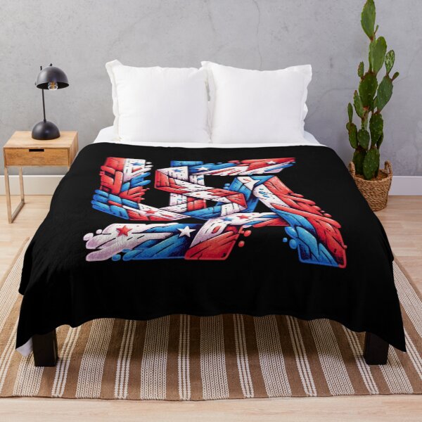 Item preview,  American Flag USA 4th of July Graphic T-Shirt – Artistic Design with a Cubist  Gift designed and sold by maxiprom.