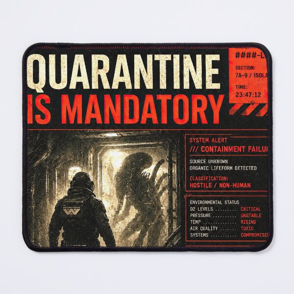Item preview, Quarantine Is Mandatory designed and sold by PlanetBPop.
