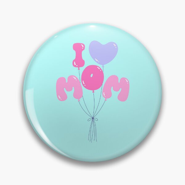 Item preview, I Love Mom Balloons, Mother's Day  designed and sold by creativerooney.
