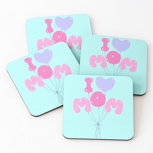 Item preview, I Love Mom Balloons, Mother's Day  designed and sold by creativerooney.