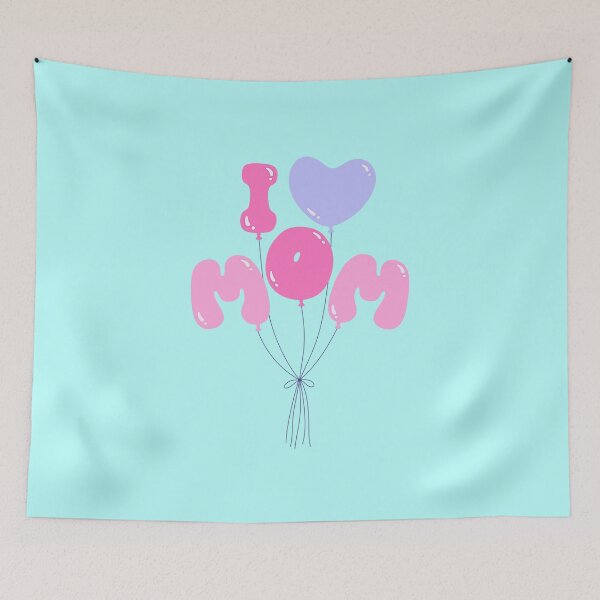 Item preview, I Love Mom Balloons, Mother's Day  designed and sold by creativerooney.