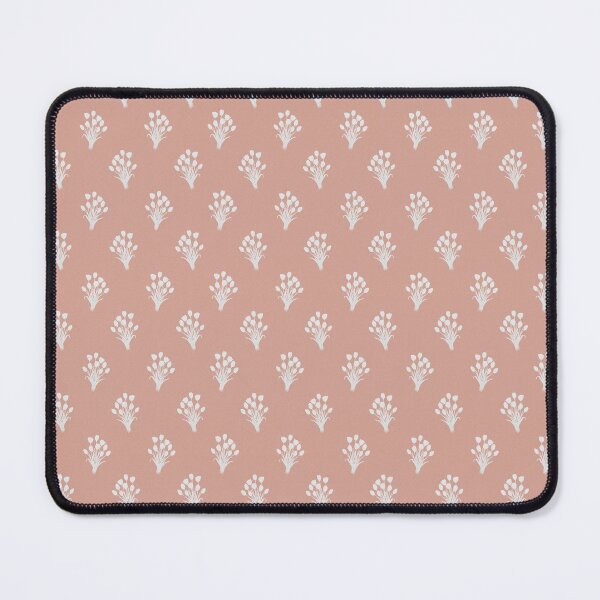 Item preview, White Tulip Silhouettes on a dusty rose background designed and sold by Designs by christel_treiber.