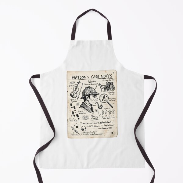 Item preview, Watson’s Case Notes Sherlock Holmes Detective Notebook Design designed and sold by Fenay Designs.