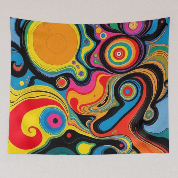 Item preview, Modern Multicolored Abstract Artwork designed and sold by RAISC.