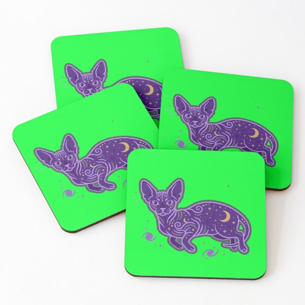 Item preview, ​Celestial Sphynx Cat in Cosmic Space designed and sold by NadinGerasi.