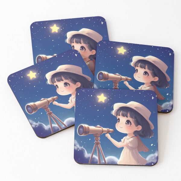 Item preview, Child Reaching for the Stars - Dreamy Night Sky Illustration designed and sold by digitalvibe4u.
