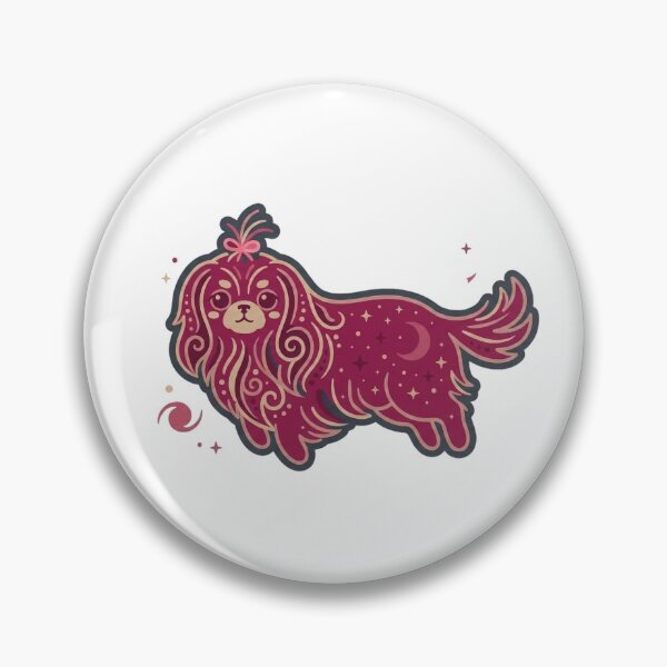 Item preview, ​Stellar Pekingese Cosmic Space Sticker Art designed and sold by NadinGerasi.