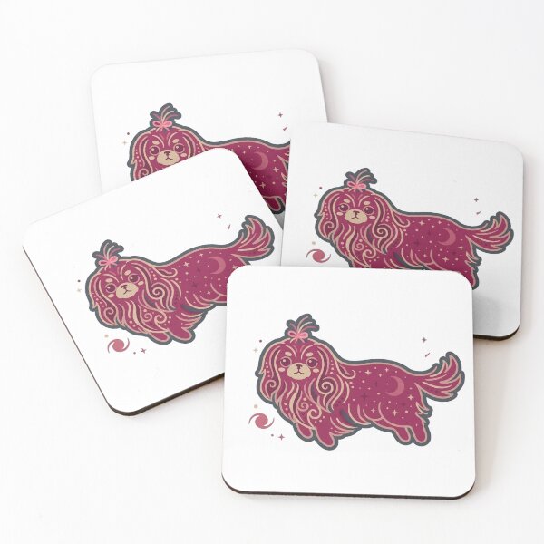 Item preview, ​Stellar Pekingese Cosmic Space Sticker Art designed and sold by NadinGerasi.