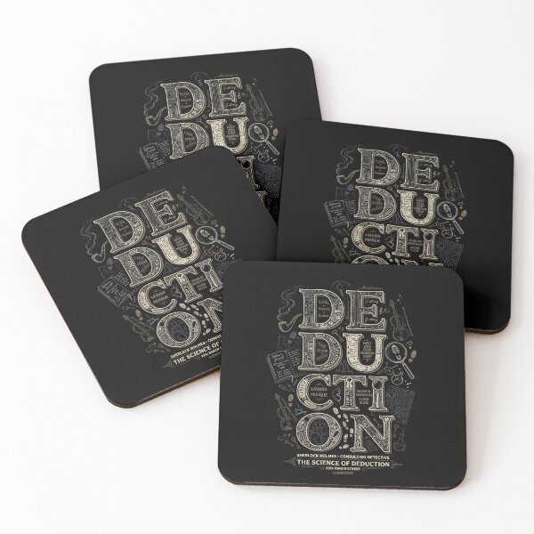 Item preview, Deduction Sherlock Holmes Consulting Detective Science of Deduction Design designed and sold by Fenay Designs.
