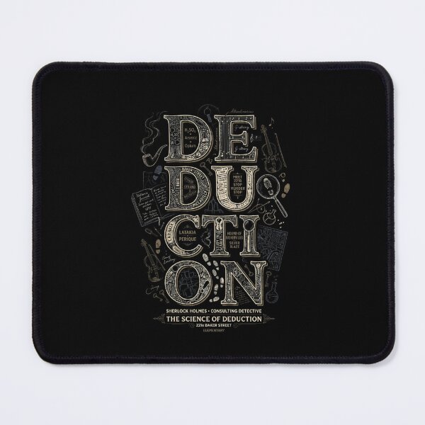 Item preview, Deduction Sherlock Holmes Consulting Detective Science of Deduction Design designed and sold by Fenay Designs.