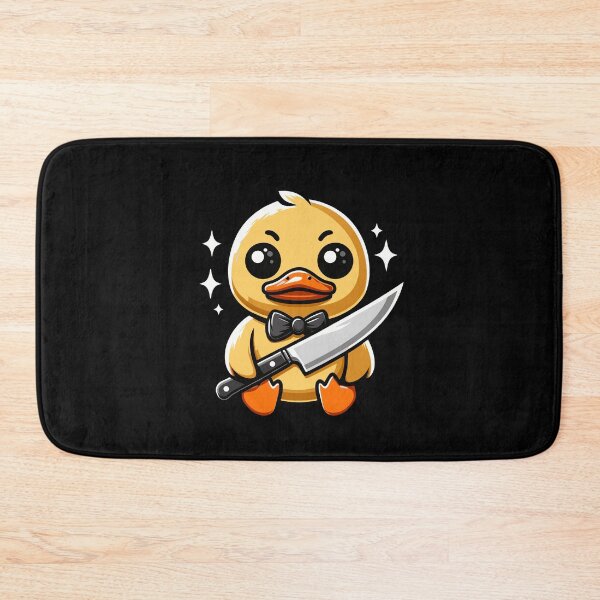 Item preview, Cute Duck with Knife designed and sold by Emegan Print Art.