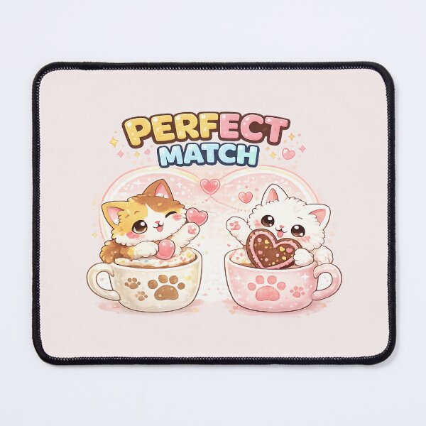 Item preview, Mochi & Lumi – Perfect Match Kawaii Cats ? designed and sold by Mochi Studio.
