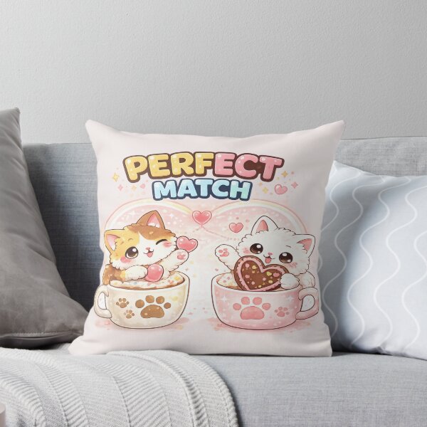 Item preview, Mochi & Lumi – Perfect Match Kawaii Cats ? designed and sold by Mochi Studio.