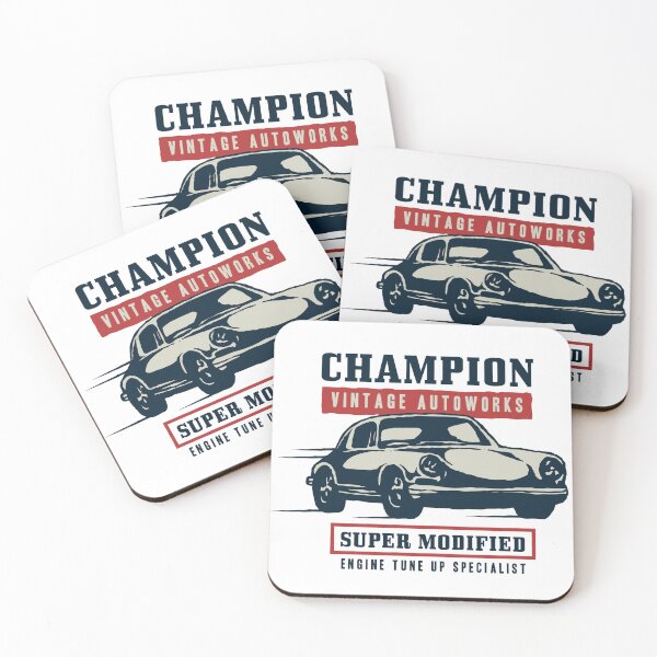 Item preview, Classic Race Champion - Vintage Motorsport Art designed and sold by 1001T-Shirt.