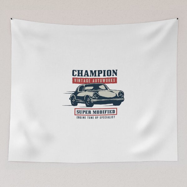 Item preview, Classic Race Champion - Vintage Motorsport Art designed and sold by 1001T-Shirt.