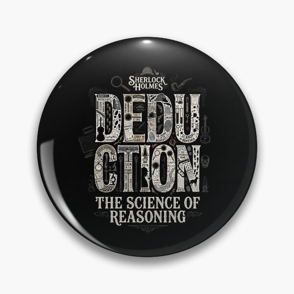 Item preview, Sherlock Holmes Deduction The Science of Reasoning Detective Art designed and sold by Fenay Designs.