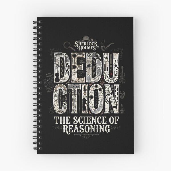 Item preview, Sherlock Holmes Deduction The Science of Reasoning Detective Art designed and sold by Fenay Designs.