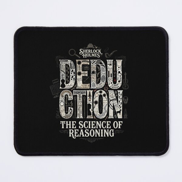 Item preview, Sherlock Holmes Deduction The Science of Reasoning Detective Art designed and sold by Fenay Designs.