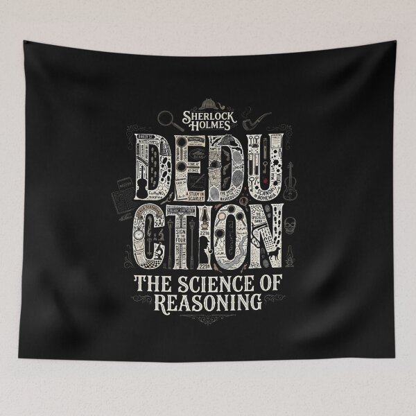 Item preview, Sherlock Holmes Deduction The Science of Reasoning Detective Art designed and sold by Fenay Designs.