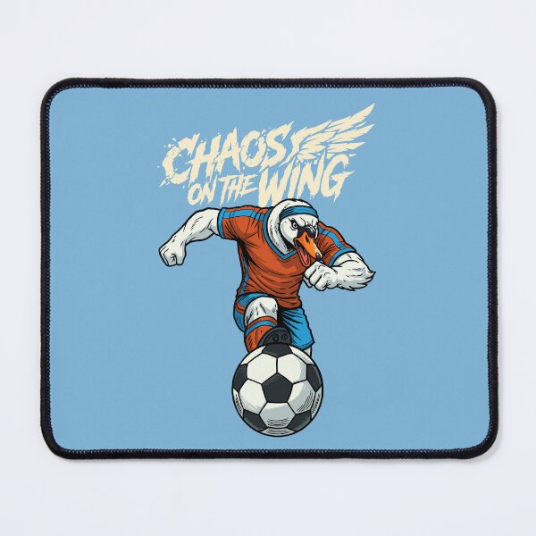 Item preview, Chaos On The Wing Soccer Swan designed and sold by CARPIO Creations.