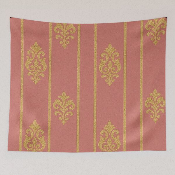 Item preview, Dusk Peach & Gold Striped Baroque designed and sold by DesignsByPrnces.
