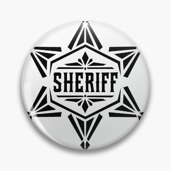 Item preview, Geometric Sheriff Badge designed and sold by quibrak.