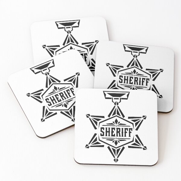 Item preview, Geometric Sheriff Badge designed and sold by matybrak.
