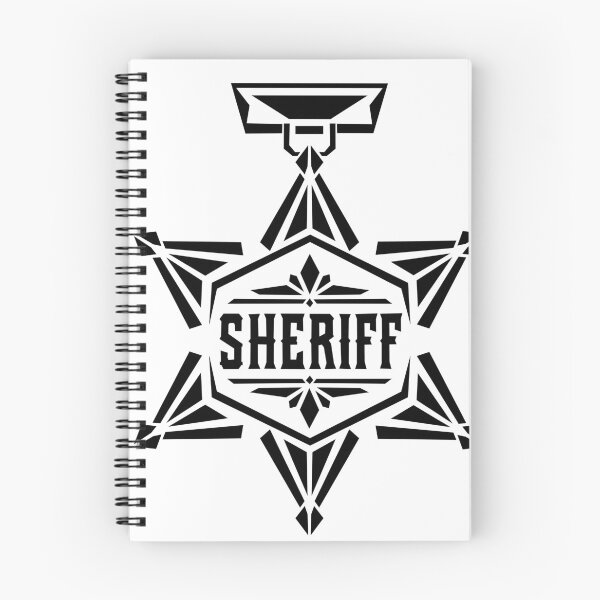 Item preview, Geometric Sheriff Badge designed and sold by quibrak.