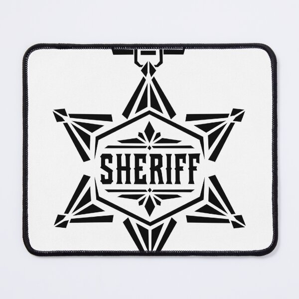 Item preview, Geometric Sheriff Badge designed and sold by quibrak.
