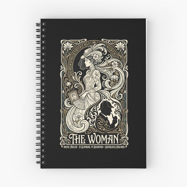 Item preview, The Woman Irene Adler A Scandal in Bohemia Sherlock Holmes Art Nouveau Design designed and sold by Fenay Designs.