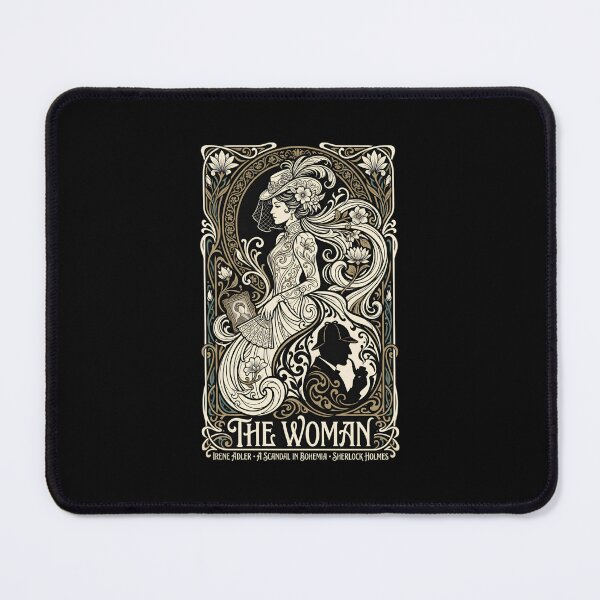 Item preview, The Woman Irene Adler A Scandal in Bohemia Sherlock Holmes Art Nouveau Design designed and sold by Fenay Designs.