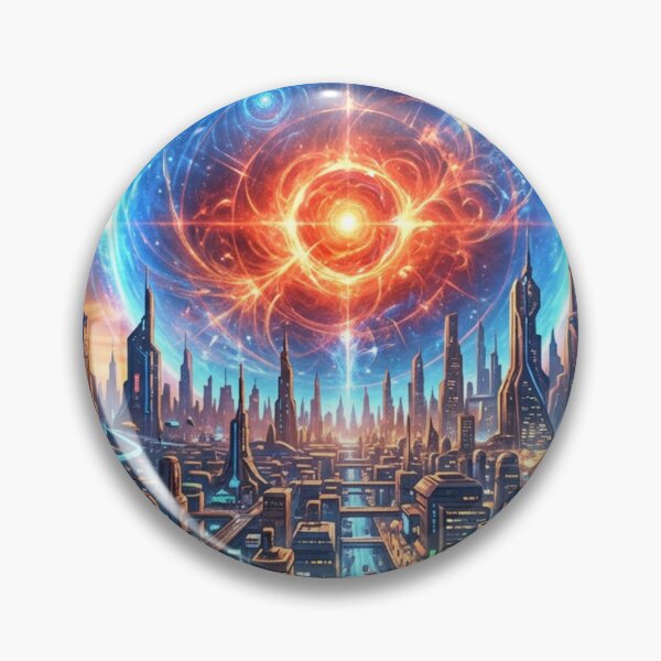 Item preview, A shimmering future metropolis awakens designed and sold by Sigtrix.