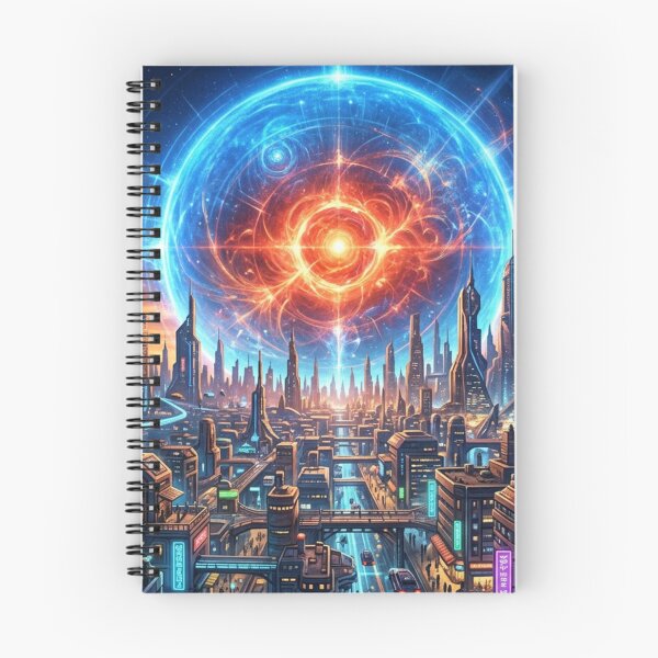 Item preview, A shimmering future metropolis awakens designed and sold by Sigtrix.