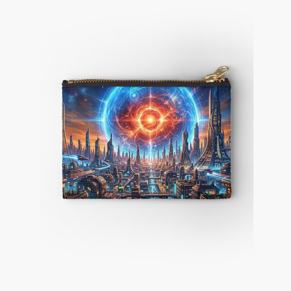 Item preview, A shimmering future metropolis awakens designed and sold by Sigtrix.