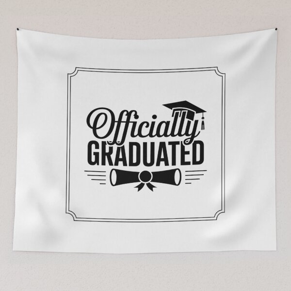 Item preview, Officially Graduated – Cap and Diploma Design designed and sold by ABLAT-CREATIONS.