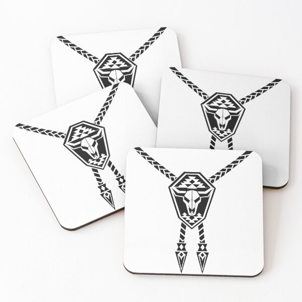 Item preview, Geometric Western Skull Emblem designed and sold by matybrak.