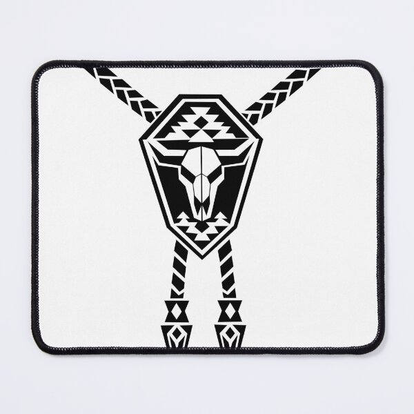 Item preview, Geometric Western Skull Emblem designed and sold by matybrak.
