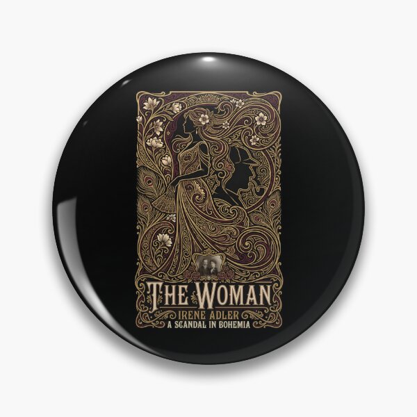 Item preview, The Woman Irene Adler A Scandal in Bohemia Ornate Mystery Design designed and sold by Fenay Designs.
