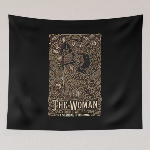 Item preview, The Woman Irene Adler A Scandal in Bohemia Ornate Mystery Design designed and sold by Fenay Designs.