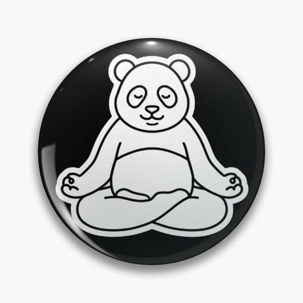 Item preview, The Zen Panda designed and sold by LineArtUniverse.