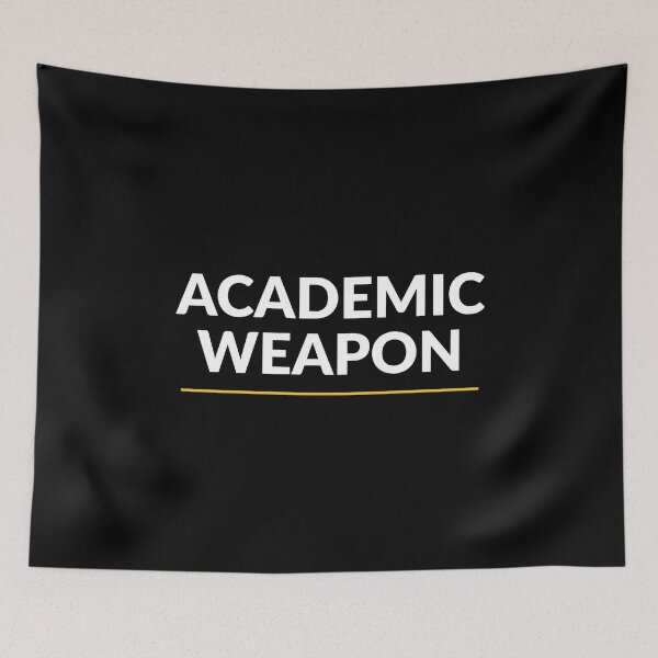 Item preview, Academic Weapon Shirt | Funny Student Study Gift for Scholars & Overachievers designed and sold by Daily Mood Tees.