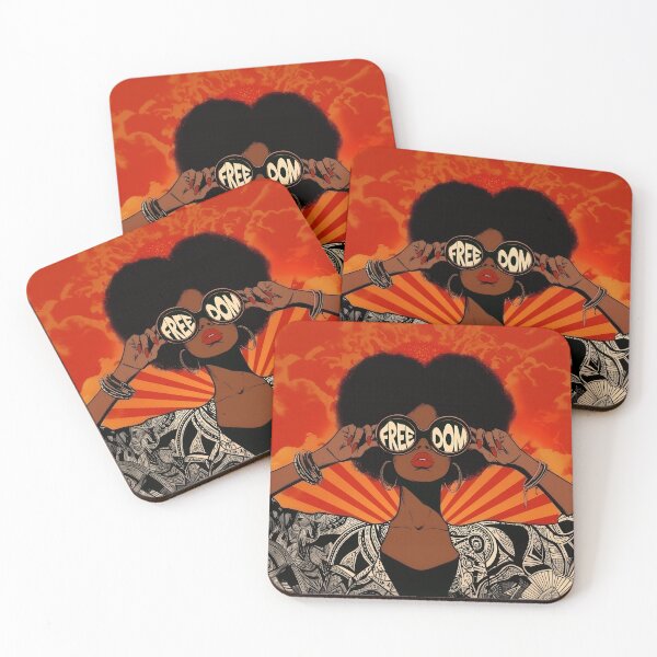 Item preview, Mujer afro libre designed and sold by RebenCantik.