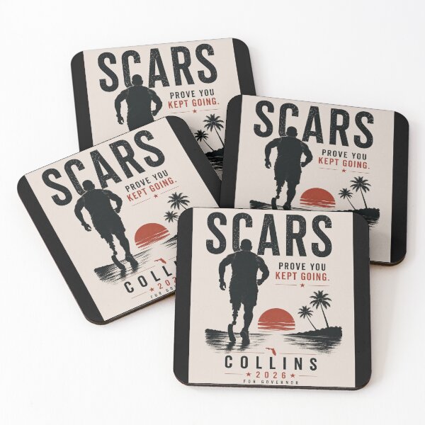 Item preview, Scars Prove You Kept Going - Jay Collins designed and sold by CroakysCorner.