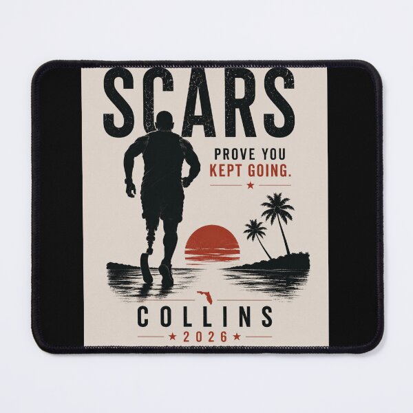 Item preview, Scars Prove You Kept Going - Jay Collins designed and sold by CroakysCorner.