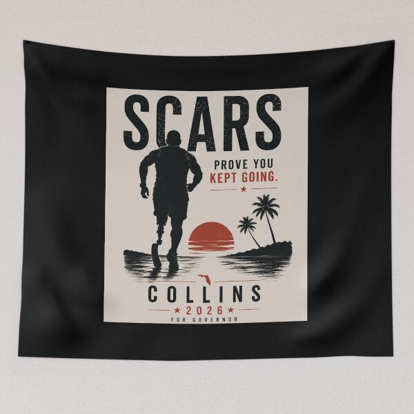 Item preview, Scars Prove You Kept Going - Jay Collins designed and sold by CroakysCorner.