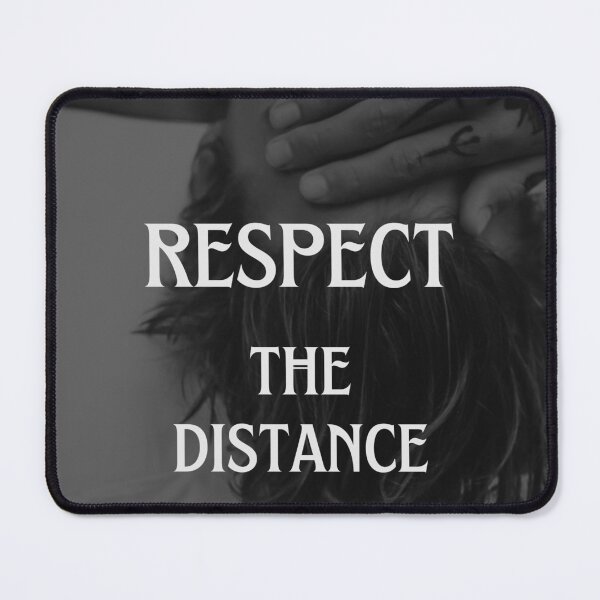 Item preview, Respect the Distance | Edgy Tattoo Back View Black & White Art designed and sold by Ve & Co.