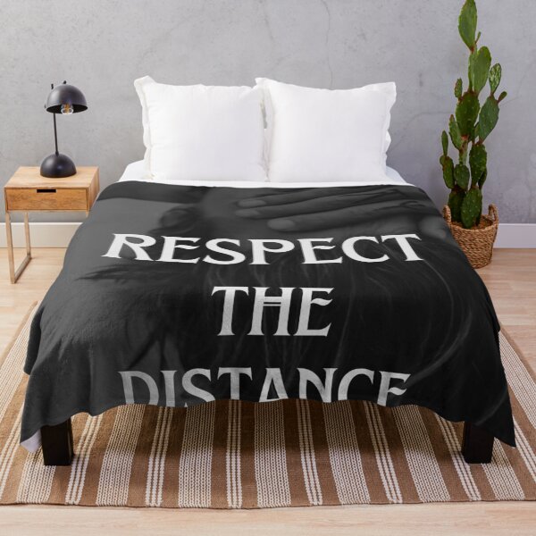 Item preview, Respect the Distance | Edgy Tattoo Back View Black & White Art designed and sold by Ve state official.
